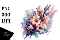 Abstract Shiny Gladiolus Clipart Product Image 3