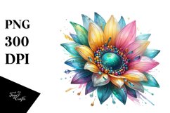 Shiny Sunflower PNG Product Image 3