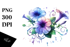 Elegant Petunia, Detailed PNG Product Image 1