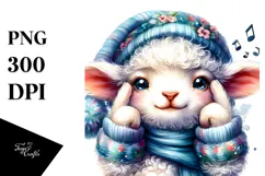 Crazy Baby Lamb Snoring Loudly PNG Product Image 1