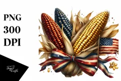 Vintage Dirty Corn Ribbons | Sublimation | Clipart Product Image 3