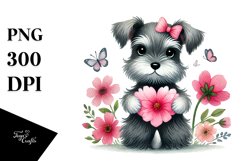 Doodled Miniature Schnauzer Product Image 1