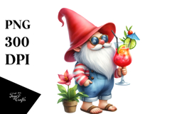 Whimsical Gnome Cocktail PNG Product Image 1