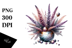 Watercolor Glossy Heather Splash | Sublimation Clipart Product Image 1