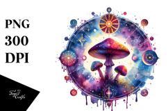 Magical Mushroom Tarot PNG Product Image 1
