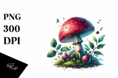 Detailed Glossy Mushroom PNG Product Image 3