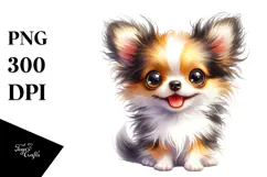Cute Chihuahua with Big Eyes PNG Product Image 1