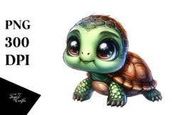 Cute Baby Turtle, Transparent PNG Product Image 1
