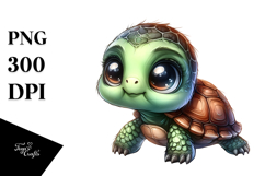 Cute Baby Turtle, Transparent PNG Product Image 1
