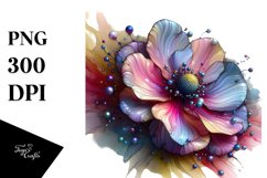 Vibrant Anemone of PNG Product Image 1