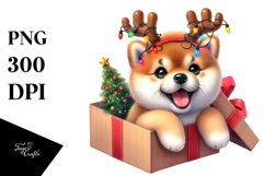 Expressive Baby Shiba Inu, Vibrant PNG Product Image 1