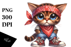 Contempt Baby Cat | Sublimation | Clipart Product Image 1