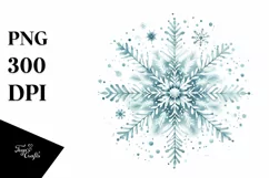 Colorful Christmas Snowflake PNG Product Image 3