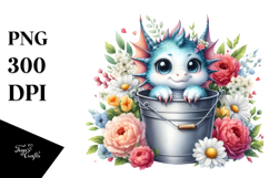 Cute Baby Dragon PNG Product Image 1