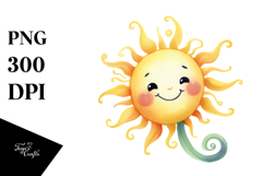 Whimsical Sun PNG Product Image 1