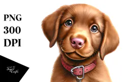 Baby Chesapeake Bay Retriever PNG Product Image 1