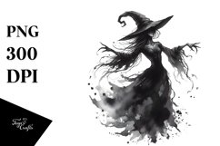 Washed Gothic Dancing Witch PNG Product Image 3