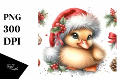 Baby Duck with Party Hat, Transparent PNG Product Image 3