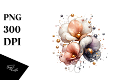 Watercolor Cow Portrait, Clear PNG Product Image 1