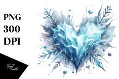 Icy Heart PNG Product Image 1