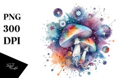 Magical Celestial Astral Mushroom Clipart Product Image 3
