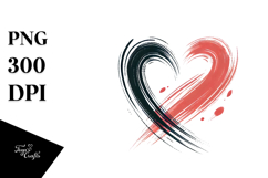 Simple Heart, Artistic PNG Product Image 1