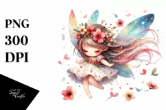 Cute Fairy Petals | Sublimation | Clipart Product Image 3