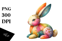 Luxurious Bunny Painting, Transparent PNG Product Image 1
