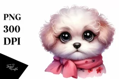 Baby Bichpoo with Big Eyes | Sublimation | Clipart Product Image 3