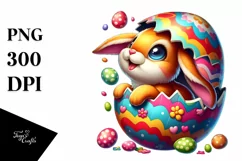 Watercolor Colorful Easter Clipart |T-shirt, Mug, Tumbler Product Image 3