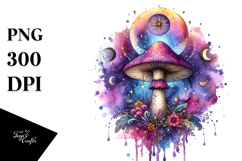 Magical Mushroom Tarot PNG Product Image 1