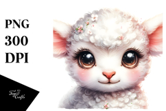 Energetic Baby Lamb PNG Product Image 1