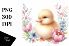 Cute Baby Duck, Transparent PNG Product Image 3