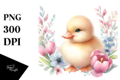 Cute Baby Duck, Transparent PNG Product Image 1