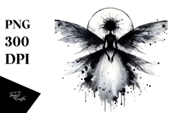 Simple Gothic Fairy PNG Product Image 1