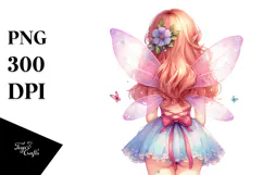 Simple Watercolor Fairy, Transparent PNG Product Image 1