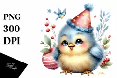 Bird with Party Hat, High-Res PNG Product Image 3