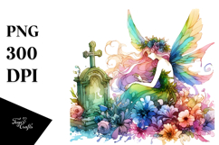 Vibrant Fairy Clipart Product Image 1