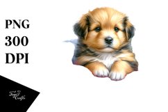 Colorful Baby Dog | Sublimation | Clipart Product Image 3