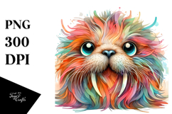 Colorful Baby Walrus Clipart Product Image 1