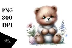 Cute Baby Bear, Transparent PNG Product Image 1