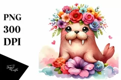 Monkey Made of Flowers, Transparent PNG Product Image 3