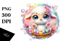 Goofy Baby Lamb PNG Product Image 1