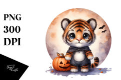 Cute Baby Tiger PNG Product Image 1