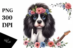 Watercolor Baby English Springer Spaniel Clipart Product Image 3