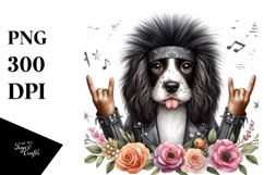 Watercolor Baby English Springer Spaniel Clipart Product Image 3