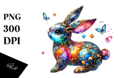 Bunny Made of , Transparent PNG Product Image 1