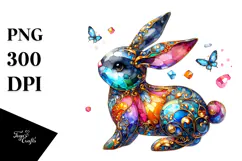 Bunny Made of , Transparent PNG Product Image 1