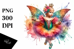Baby Fairy Gavotte Dancer, PNG Product Image 1