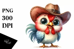 Funny Baby Rooster, Proud Eyes | Clipart Product Image 3